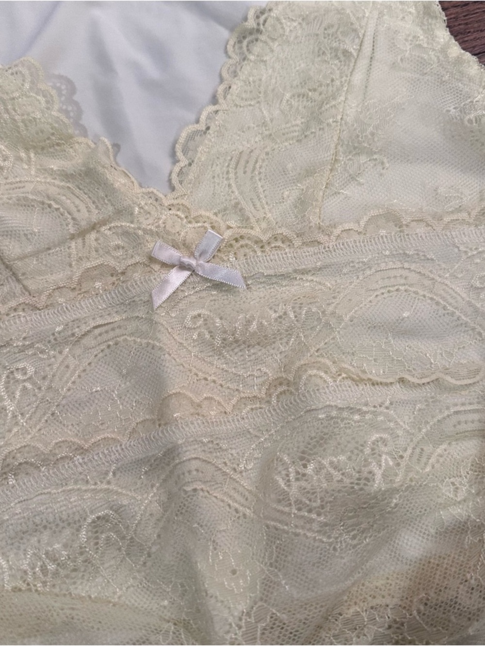 Cider Yellow Lace Tank Top - Picture 3 of 4